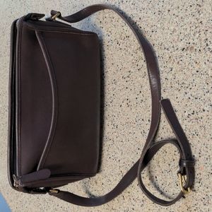 COACH Vintage Brown Leather Crossbody TAYLOR Bag